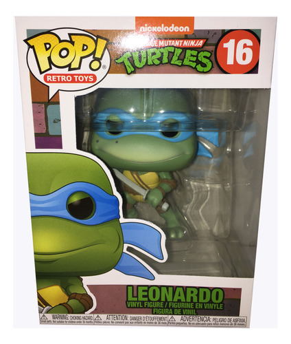 Funko Pop Retro Toys Tortugas Ninja Leonardo 16