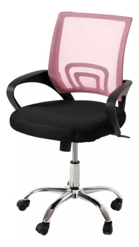 Silla Rosa Reforzada Escritorio Stock Exclusivo Ramos Mejia