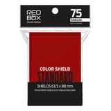 Shield Standard 63,5x88mm Redbox 75un Magic Tcg Vermelho