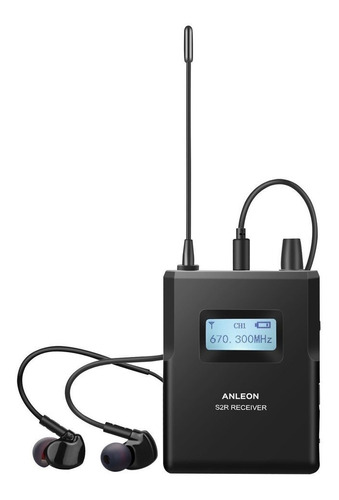 Receptor Monitor Inalámbrico In Ear Body Pack Anleon S2r