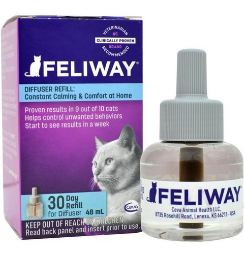 Feliway Classic Recarga 48 Ml Anti-stress Calmante Para Gato