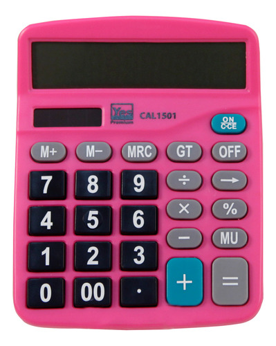 Calculadora De Mesa Colorida  Premium Yes 12 Digitos