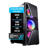 Pc Gamer I5 7 Gtx 1650 Memória 16gb Ssd 240gb Fonte 600w