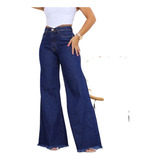 Calça Jeans Flare  Feminina  Premium Cós Alto Blogueira