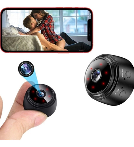 Kit 2 Mini Camera Espia  Full Hd 1080 Wifi Premium