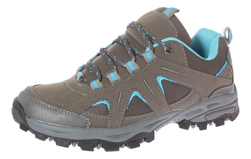 Zapatilla Outdoor Gris/azul Vía Fran Art. 52202b0008greyblue