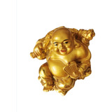 Buda De La Abundancia Dorado Feng Shui Decoración