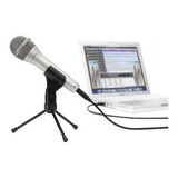Microfono Podcast Samson Q1u Usb Tripode 