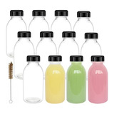 Botellas De Plástico Pet Transparente De 12 Onzas (360...