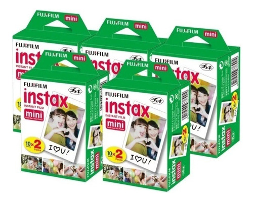 Kit Filme Instax Mini Colors 100 Fotos Fujifilm Link 9 11 12