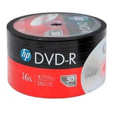Dvd-r Hp 4.7 Gb 120 Minutos 16x 50 Piezas