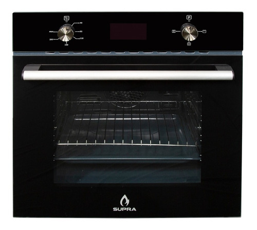 Horno Eléctrico Con Convección Empotrable Supra 56l Negro