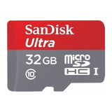 Memorya Sandisk Ultra 32gb Microsdhc Uhs-i Con Adaptador