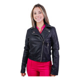 Jaqueta De Couro Feminina Slim Fit Moderna Elegante 