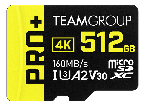 Teamgroup Tarjeta A2 Pro Plus De 512 Gb Micro Sdxc Uhs-i U3 