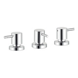 Griferia Baño Bidet Vasser Onix 21a/1031 Cuadro Bronce Cromo