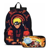 Mochila Infantil Escola Bolsa Desenho Naruto Brinde Estojo