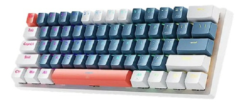 Teclado Mecânico Machenike K500-b61 C/ Fio Brown Switch Rgb