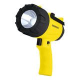 Linterna Led Recargable 400 Lúmenes 10 W Crossmaster 9932742 Color De La Linterna Amarillo Color De La Luz Blanco