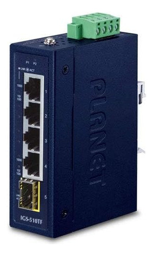 Conmutador Gigabit Ethernet Sfp De Tamaño Compacto Ip30 De 4