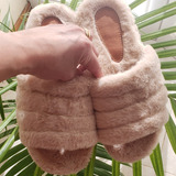 Pantuflas Slidders Slippers De Piel Importada Soft