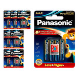 48 Pilhas Alcalinas Premium Aaa Panasonic (8 Cart)