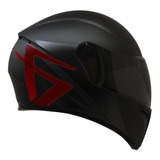 Casco Integral Vertigo V50 Infinity Mate Noc Rojo S Genamax