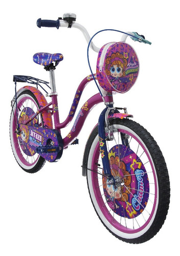 Bicicleta Distroller Cross Chamoy R20 1v Acero Niña Benotto Color Multicolor