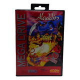 Só Caixa Aladdin Mega Drive Sega Tectoy Original Sem Fita