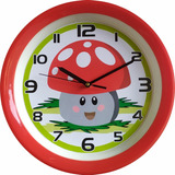 Reloj De Pared Cocina Decorativo Hongo