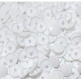 100 Jgos. Broches Kam Snap Blanco T5 - 12 Mm P/ Pinza Kam