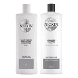 Kit Shampoo Y Acondicionador Cabello Anticaida Nioxin 1 1l