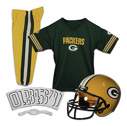 Uniforme De Fútbol Franklin Sports Green Bay Packers Para Ni