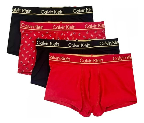 Boxers Calvin Klein 4 Pack Trunk De Microfibra Nb0600