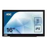 Monitor Portátil Aoc I1601fwux De 15.6  Alimentado Por Usb-c