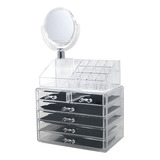 Organizador Multiuso P/ Maquiagem E Closet Com Compartimento