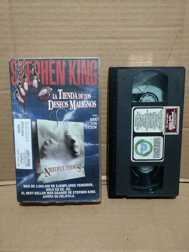 Vhs La Tienda De Los Deseos Malignos Stephen King Cine