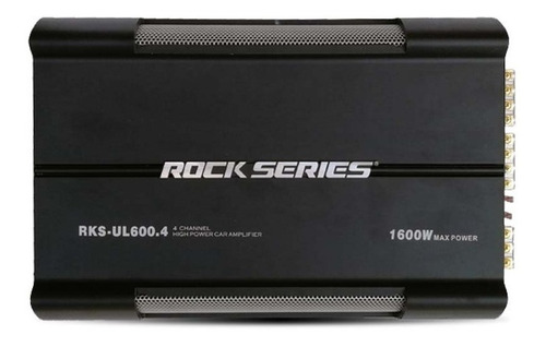 Amplificador De 4 Canales Rock Series Rks-ul600.4 Clase Ab