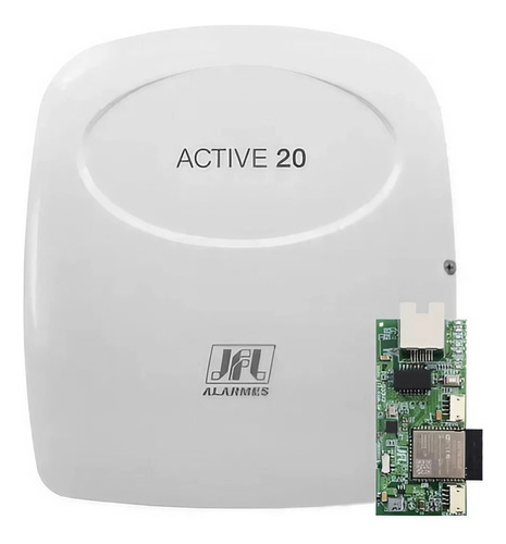Central Alarme Monitorado Jfl Active 20 Com Módulo Wi Fi