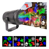 Proyector De Luces De Navidad Para Interiores Y Exteriores, 