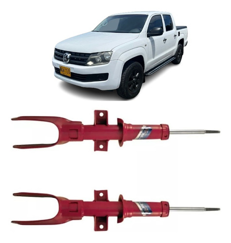 Kit X2 Amortiguadores De Suspension Delanteros Amarok 2010 /