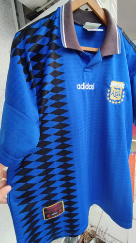 Camiseta Selección Argentina Azul 1994 Original De Época 