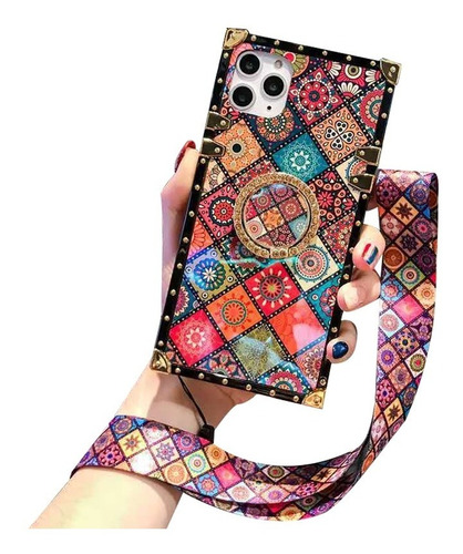 Funda Celular Para Samsung Carcasa Case Con Soporte Cordón