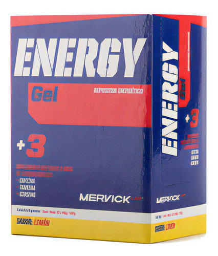 Suplemento En Gel Mervicklab Energy Energetico Sabor Limon En Caja De 480g