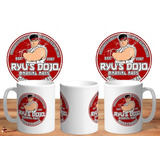 Taza De Ceramica Street Fighter Ryu's Dojo Arcade Retro 02