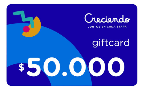 Tarjeta Gift Card De Creciendo