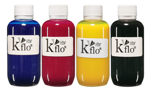 Kflo Tinta Para  Papel Couche Impresion Para Epson 4 X 125ml