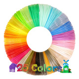 25 Colores Mixtos De 1,75 Mm Pla De Impresión 3d De Re...