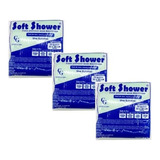 60 Paños Jabonosos Soft Shower Para Higiene Adultos