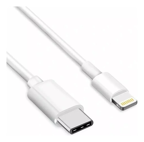 Cable Usb Compatible Con iPhone Tipo C 1 Metro Carga Rapida